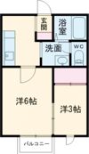 アグリフォーリオ山谷Aの間取り画像