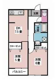 サンパレス新田の間取り画像