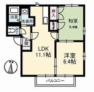 メゾン・Papier B棟の間取り画像