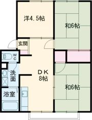 コンフォート東大垣の間取り画像