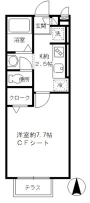 ジョリメゾンの間取り画像