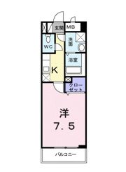 パールドゥN 府中の間取り画像