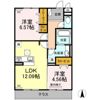 フォルトゥーナ横尾A・B A棟の間取り画像