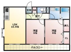 シャイニングヒルズの間取り画像