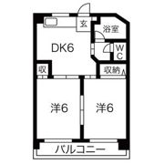 梅野ビルの間取り画像