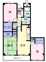 ハーティス宝塚の間取り画像