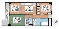 ライオンズマンション稲毛第2の間取り画像