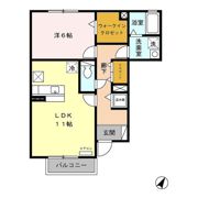 エスポワールの間取り画像