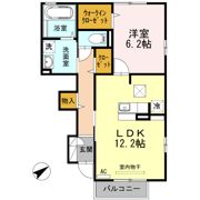 ライフコート横越中央の間取り画像