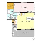 セジュール中川 Aの間取り画像