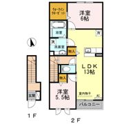 ゴールドバレーⅡの間取り画像