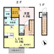エスポワール モモの間取り画像