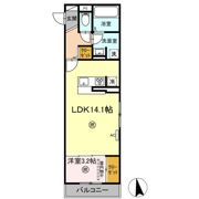 グランリュクス上野丘東の間取り画像