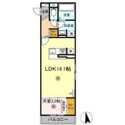 グランリュクス上野丘東の間取り画像