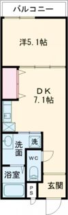 フジパレス浜寺サウスⅠ番館の間取り画像