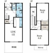 ルーエB棟の間取り画像