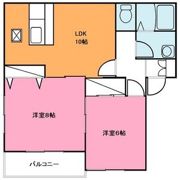 ガイア足門Aの間取り画像