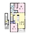 アムール A棟の間取り画像