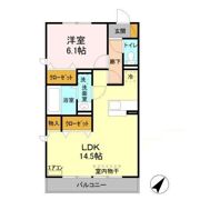 プリムヴェール二の宮の間取り画像