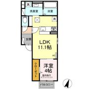 D‐ROOM竹尾Ⅰの間取り画像
