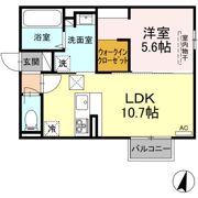 D‐ROOM竹尾Ⅱの間取り画像