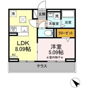 D crest中田本町の間取り画像