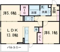 タウンコートカレラⅣの間取り画像