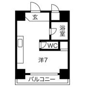 オーシャンハイツ栄の間取り画像
