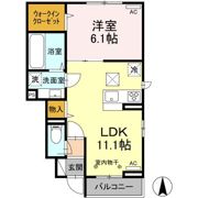 Liberte国立の間取り画像