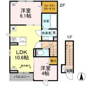 Liberte国立の間取り画像