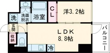 S-RESIDENCE舟入本町の間取り画像