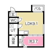 プリシェール中小田井の間取り画像