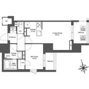 LIBR GRANT 西新宿WESTの間取り画像