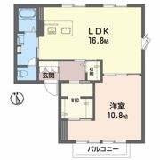 ヴィラ橋本 A棟の間取り画像