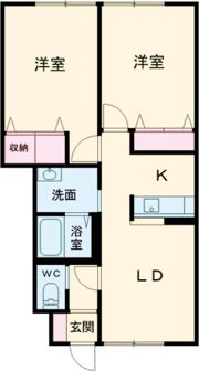 シャーメゾン花水木Aの間取り画像