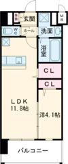 LEGEND筒井の間取り画像