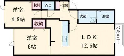 エルヴィータの間取り画像