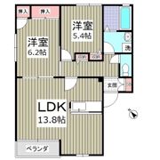 グランドハイツC棟の間取り画像