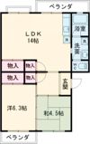 コーポ柳原の間取り画像