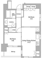 HF若松河田レジデンスの間取り画像