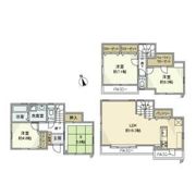 本牧間門戸建の間取り画像