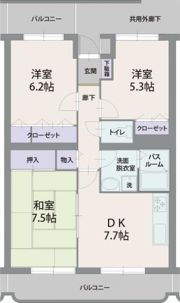 シレンシオ パティオの間取り画像
