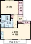 ディアスHONNETE A棟の間取り画像