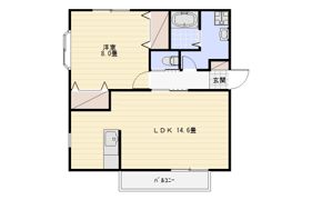 ティエドIIO Bの間取り画像