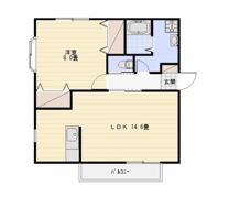 ティエドIIO Bの間取り画像