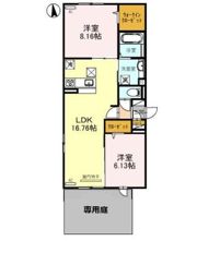 パークフロント 蘭の間取り画像