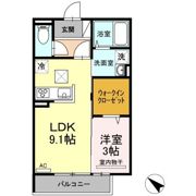 グランディールKの間取り画像