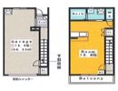 Garage Villa 米津の間取り画像