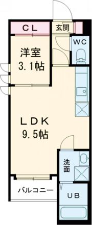 REGALEST折尾駅東の間取り画像