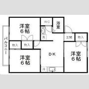 パレーシャル長命D棟の間取り画像